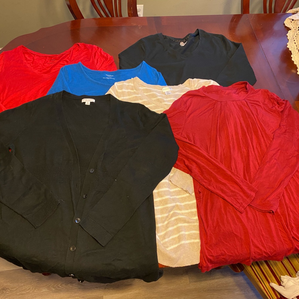 Large maternity shirts